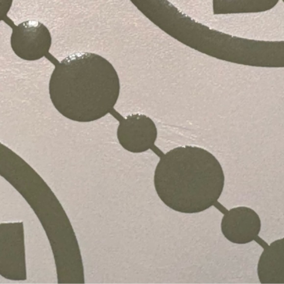 Tory Burch Cream, green and Brown Tote Bag - Picture 6 of 7